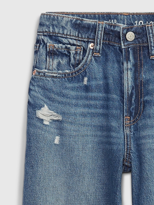 Image number 3 showing, Kids Low Rise Stride Wide-Leg Jeans