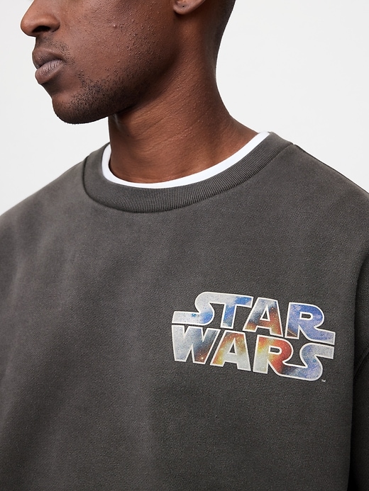 Image number 4 showing, Star Wars Oversized Graphic Sweatshirt