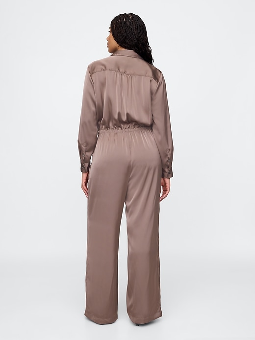 Image number 6 showing, Recycled Satin Jumpsuit