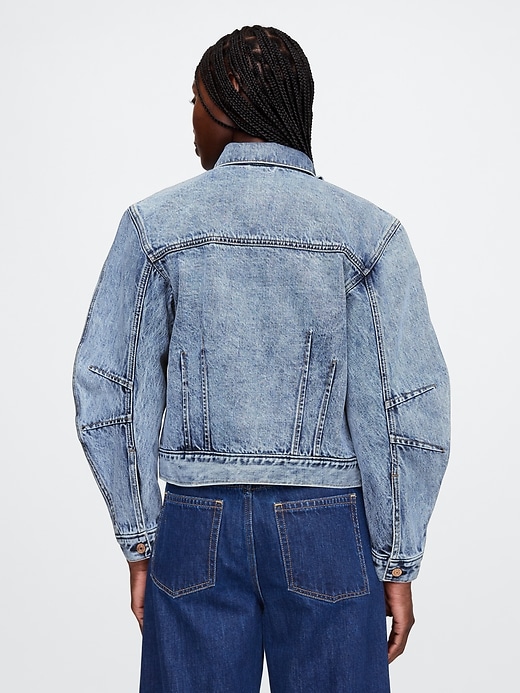 Image number 2 showing, Barrel-Sleeve Icon Denim Jacket