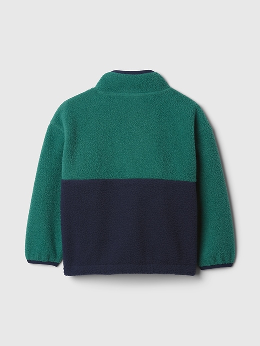 Image number 2 showing, babyGap Sherpa Half-Zip Pullover