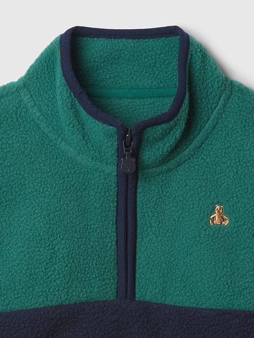 Image number 3 showing, babyGap Sherpa Half-Zip Pullover