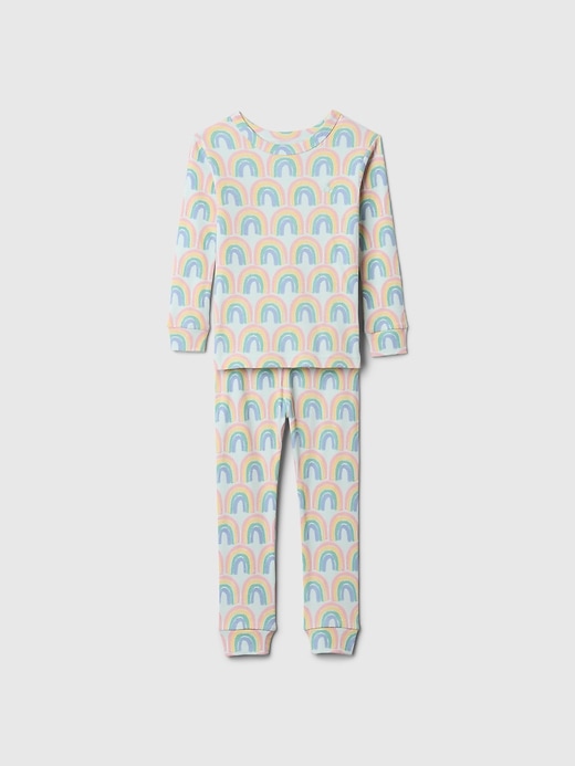 Image number 1 showing, Baby & Toddler Organic Brushed Cotton PJ Set