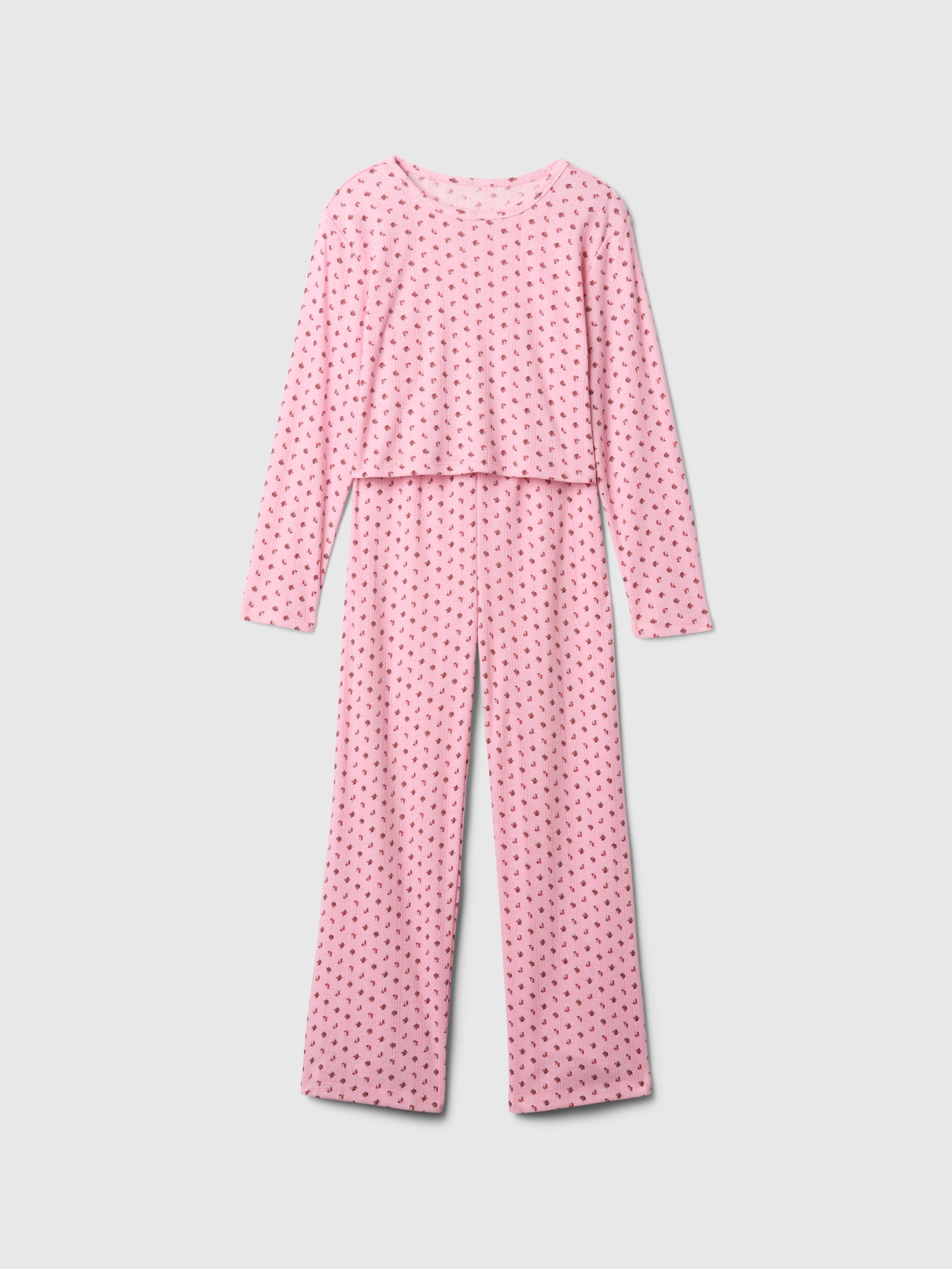 Kids Recycled Pointelle PJ Set