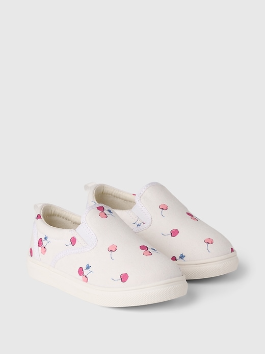 Image number 2 showing, Baby & Toddler Cherry Slip-On Sneakers