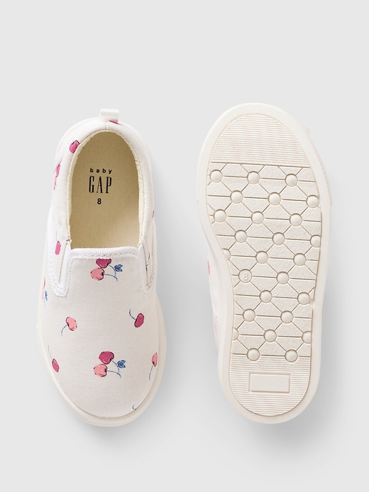 Image number 3 showing, Baby & Toddler Cherry Slip-On Sneakers