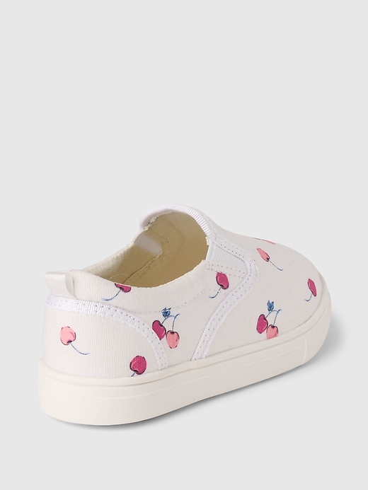 Image number 4 showing, Baby & Toddler Cherry Slip-On Sneakers