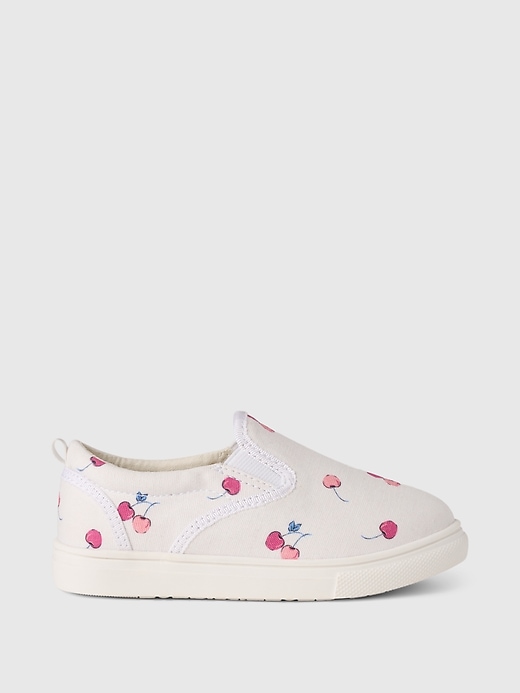 Image number 1 showing, Baby & Toddler Cherry Slip-On Sneakers