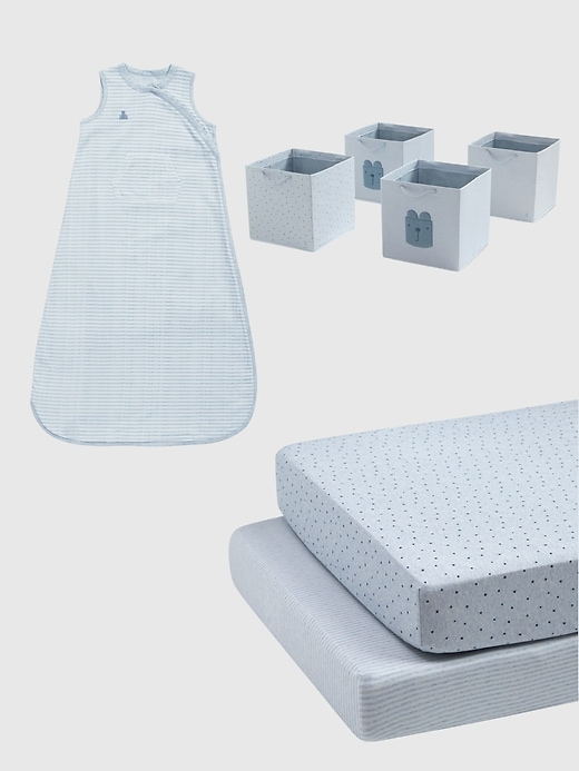 Image number 9 showing, babyGap 7 Piece Bedding Sleep Sack and Storage Bundle