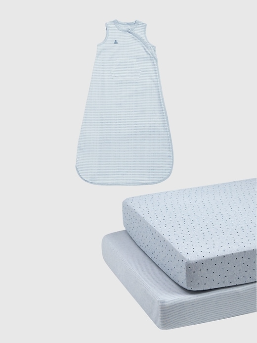 Image number 1 showing, babyGap 3 Piece Bedding and Sleep Sack Bundle