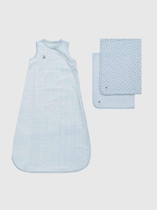 Image number 1 showing, babyGap 3 Piece Blanket and Sleep Sack Bundle