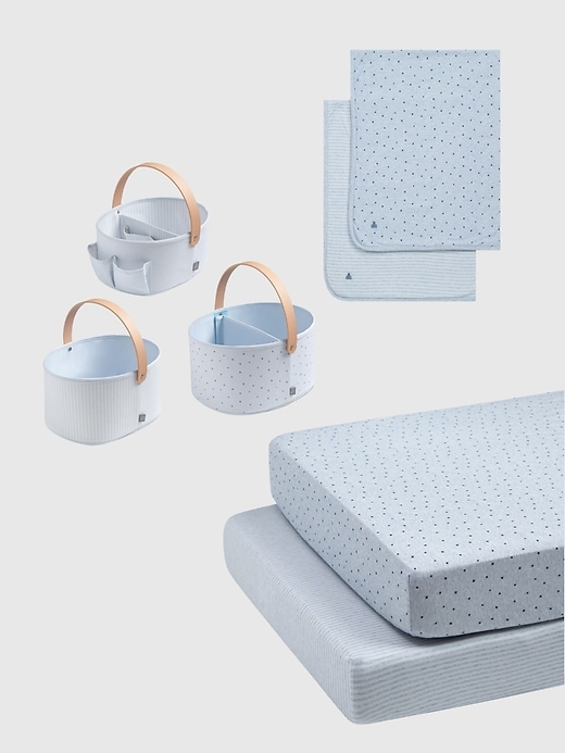 Image number 1 showing, babyGap 7 Piece Bedding and Storage Bundle