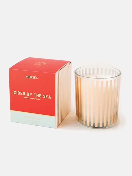 View large product image 1 of 1. Mersea Cider by the Sea Holiday Boxed Candle