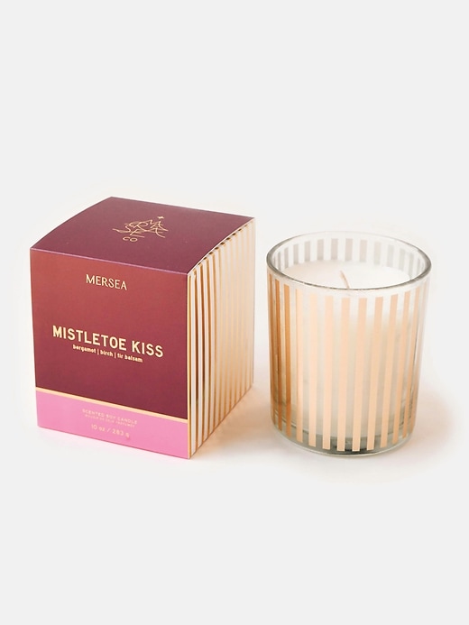 View large product image 1 of 1. Mersea Mistletoe Kiss Holiday Boxed Candle