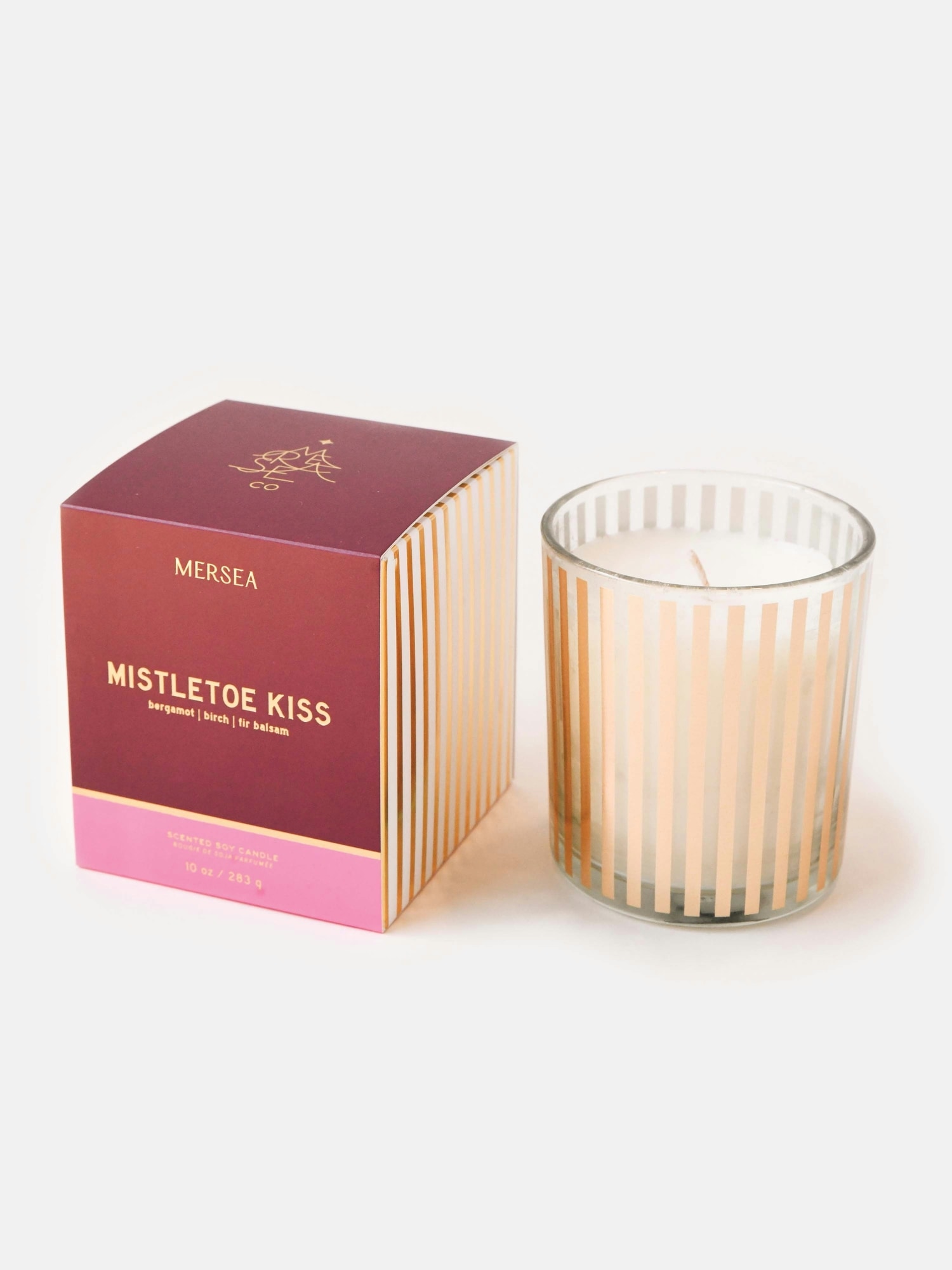 Mersea Mistletoe Kiss Holiday Boxed Candle