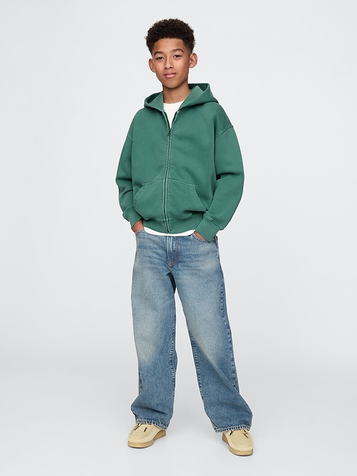 Image number 4 showing, Kids VintageSoft Zip Hoodie