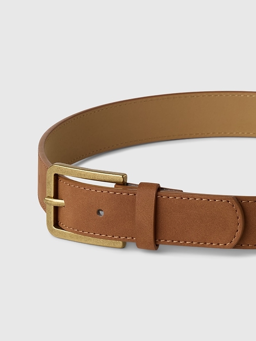 Image number 2 showing, Kids Vegan Suede Belt