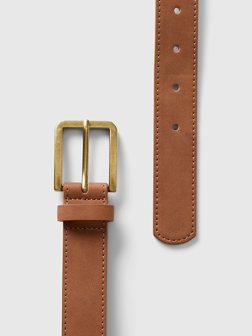 Image number 3 showing, Kids Vegan Suede Belt