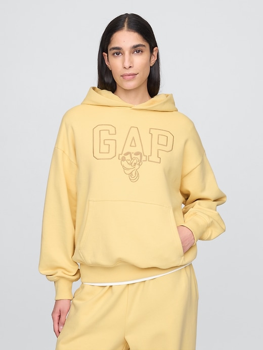 Image number 1 showing, Gap × Disney Adult Oversized Logo Hoodie