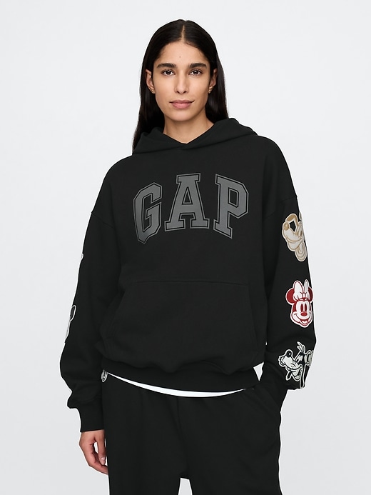 Image number 1 showing, Gap × Disney Adult Oversized Logo Hoodie