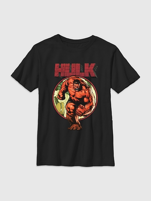 Image number 1 showing, Kids Marvel Red Hulk Rulking Atcha Graphic T-Shirt