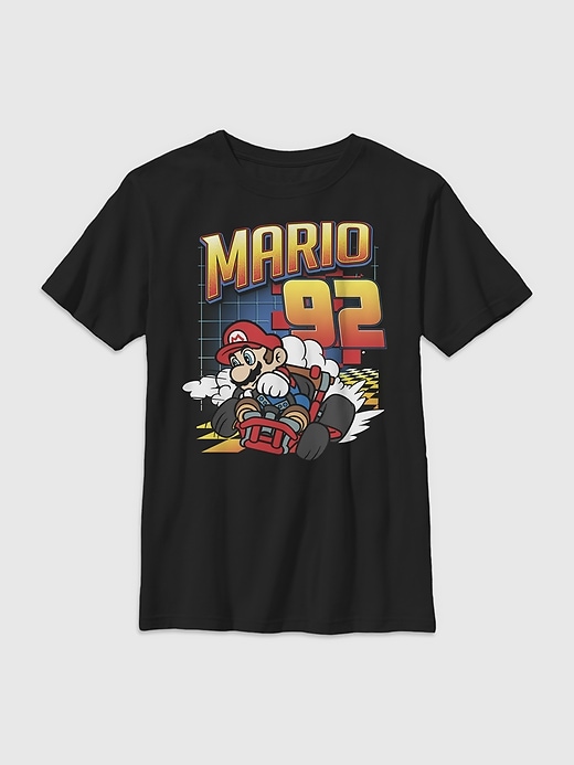 Image number 1 showing, Kids Nintendo Mario Kart Racing 92 Graphic T-Shirt