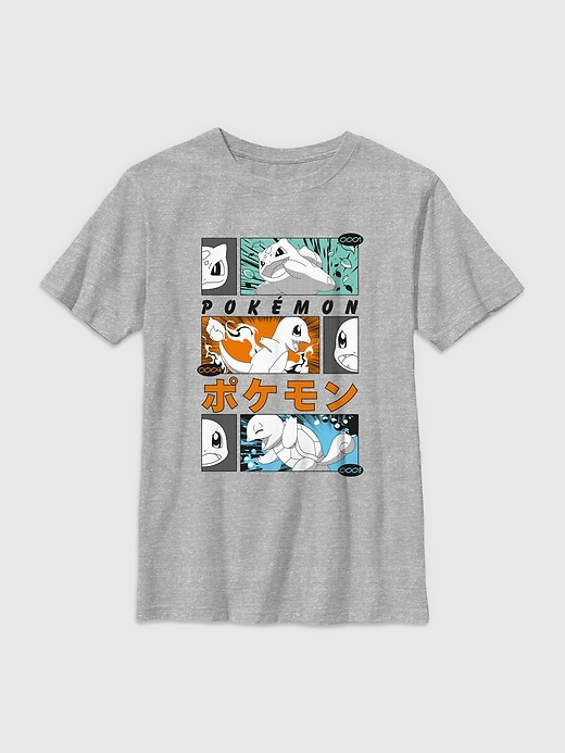 Image number 1 showing, Kids Pokemon Manga Graphic T-Shirt