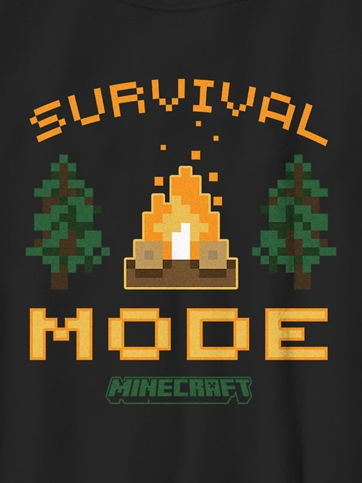 Image number 2 showing, Kids Minecraft Survival Mode Graphic T-Shirt