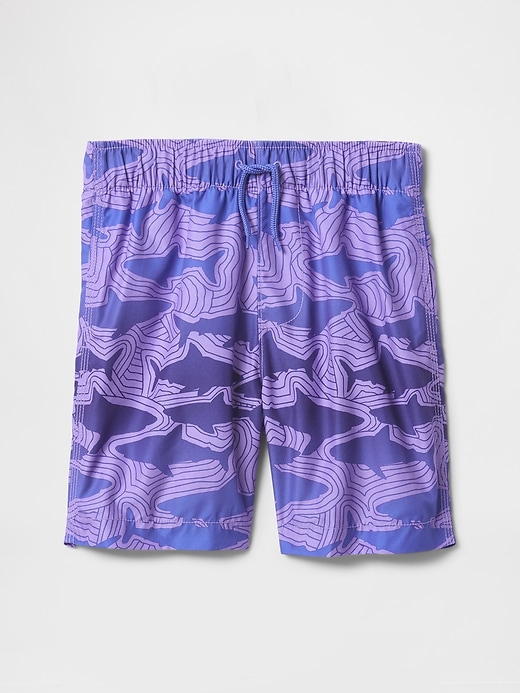 Image number 1 showing, Kids 5" Recycled Swim Trunks