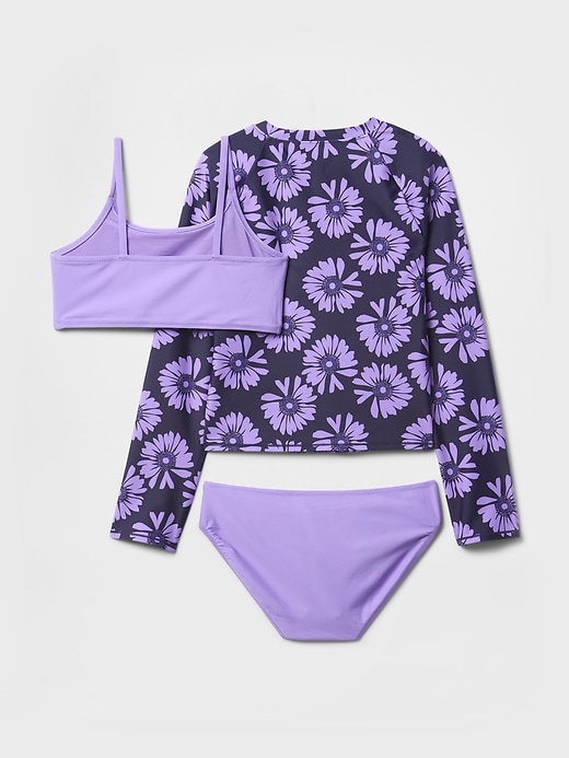 Image number 2 showing, Kids Rash Guard Swim Three-Piece