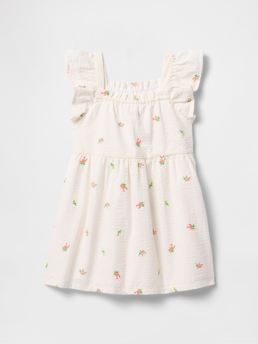 Image number 2 showing, Baby &amp; Toddler Flutter-Sleeve Seersucker Dress