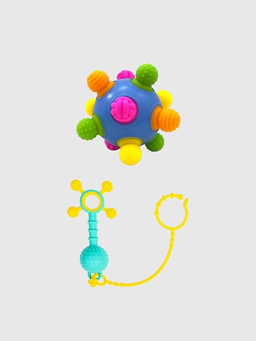 Image number 1 showing, Mobi Woblii and Gumlii Sensory Baby Toys Bundle