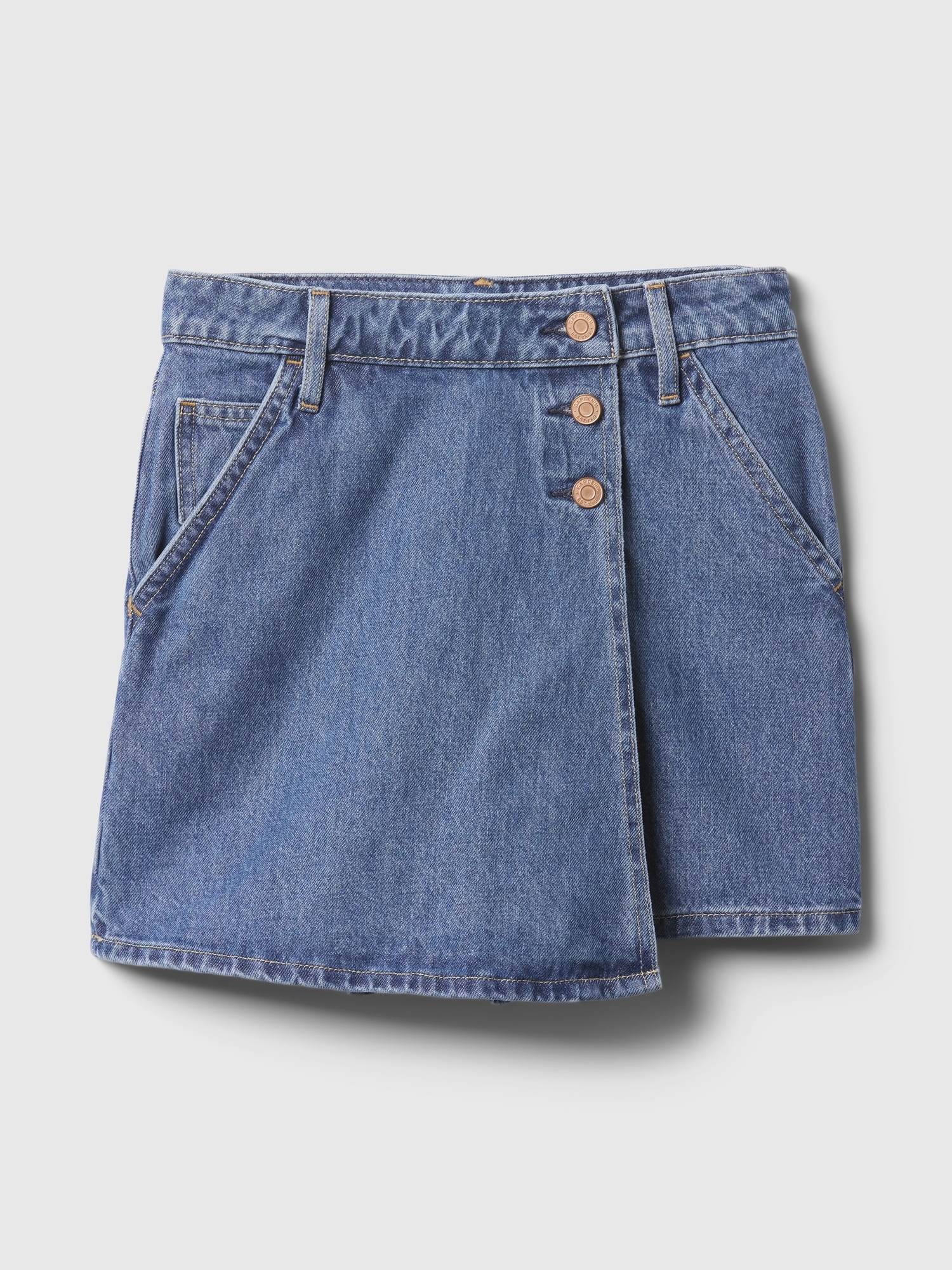 Denim Mini Skort