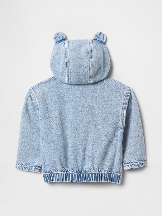 Image number 2 showing, Baby UltraSoft Denim Bear Jacket