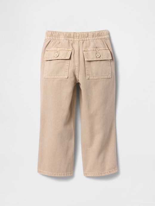 Image number 3 showing, Baby &amp; Toddler UltraSoft Pull-On Baggy Cargo Jeans