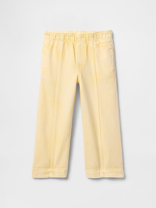 Image number 2 showing, Baby &amp; Toddler UltraSoft Pull-On Baggy Wide-Leg Jeans