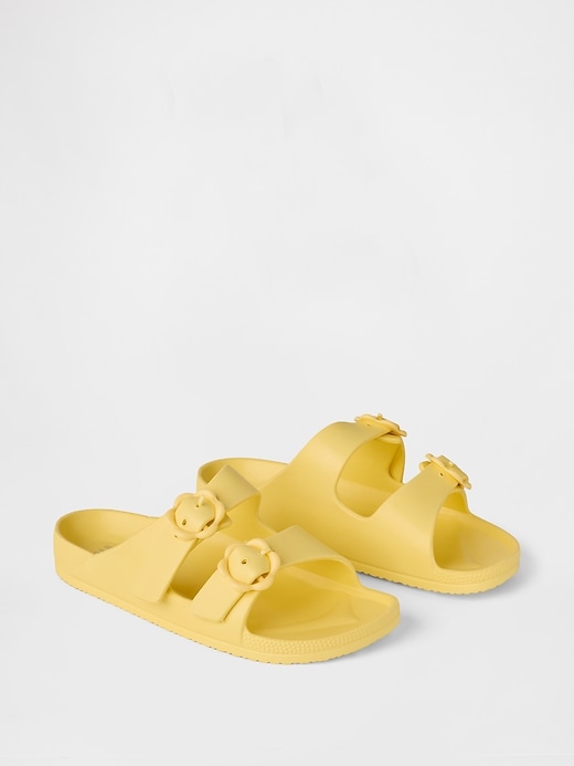 Image number 2 showing, Kids EVA Flower Buckle Sandals