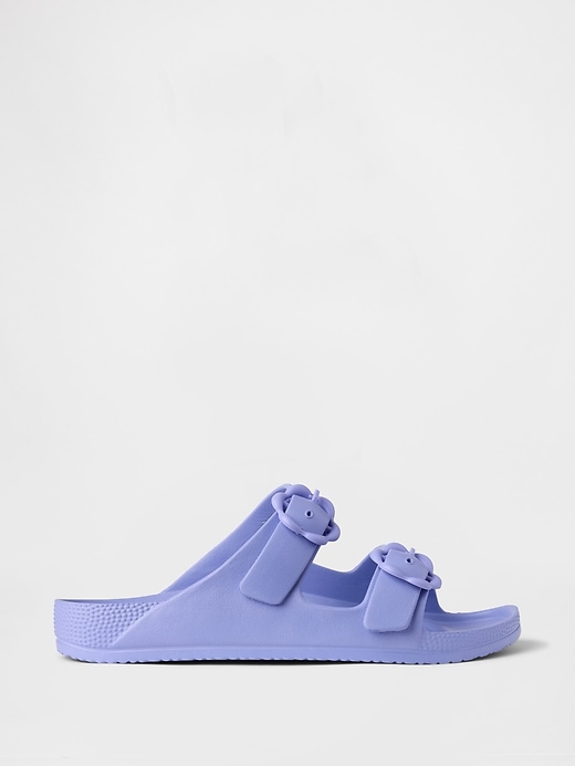 Image number 1 showing, Kids EVA Flower Buckle Sandals