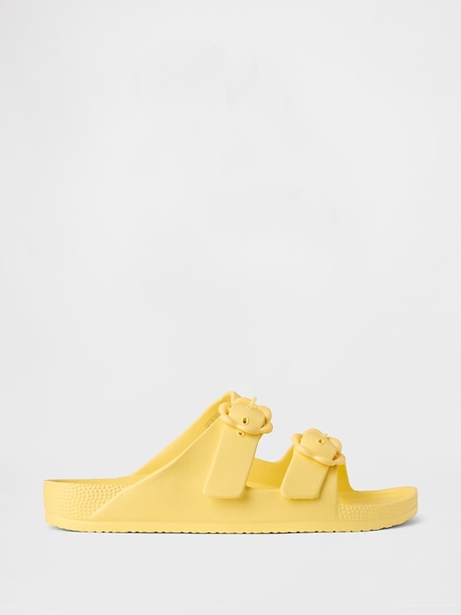 Image number 1 showing, Kids EVA Flower Buckle Sandals