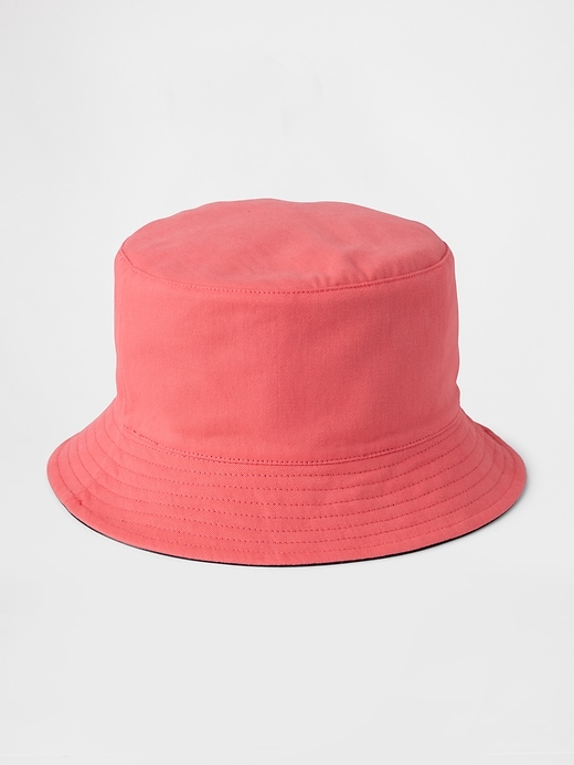 Image number 2 showing, Kids Organic Cotton Reversible Bucket Hat