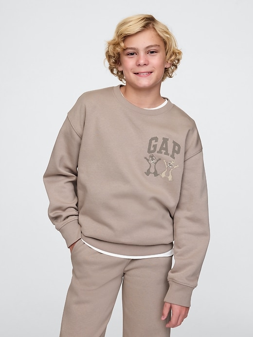 Image number 2 showing, Gap × Disney Kids Vintage Soft Logo Sweatshirt