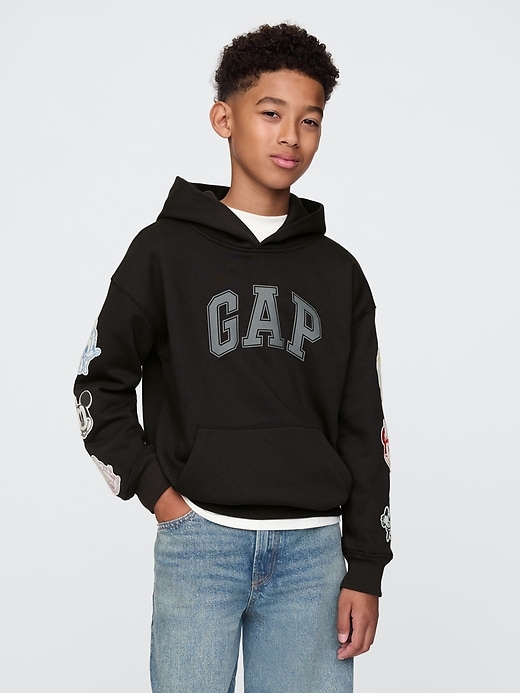 Image number 2 showing, Gap × Disney Kids Vintage Soft Logo Hoodie