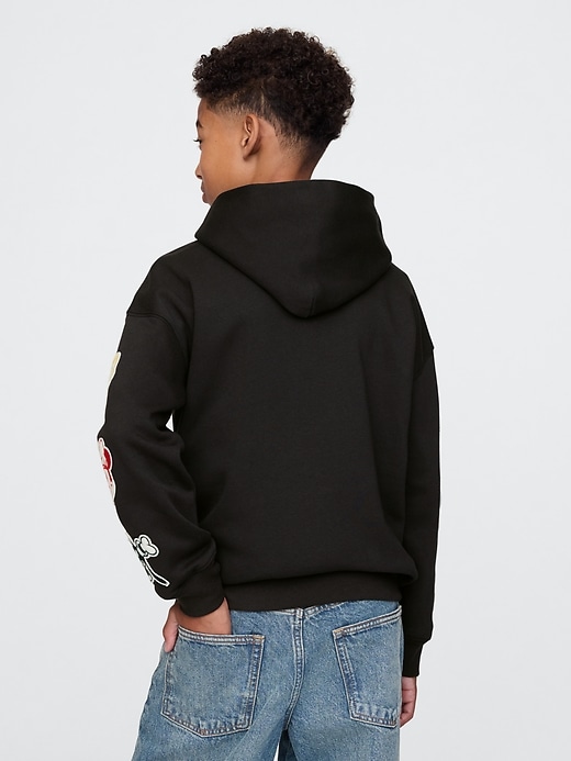 Image number 3 showing, Gap × Disney Kids VintageSoft Logo Hoodie