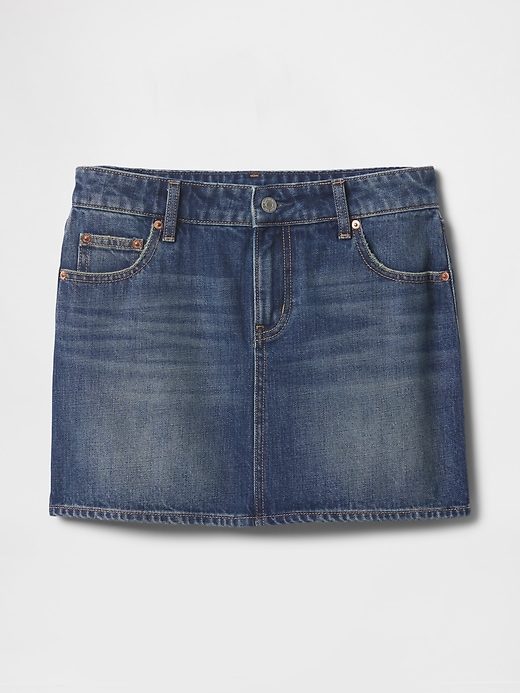 Image number 5 showing, Denim Mini Skirt