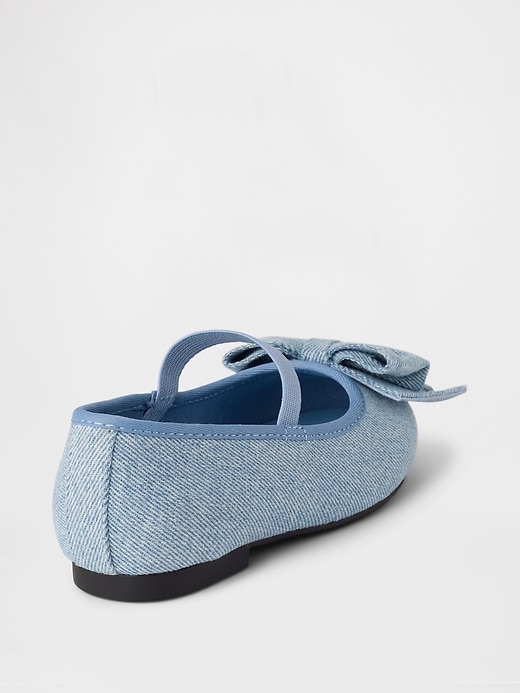 Image number 4 showing, Baby &amp; Toddler Denim Ballet Flats