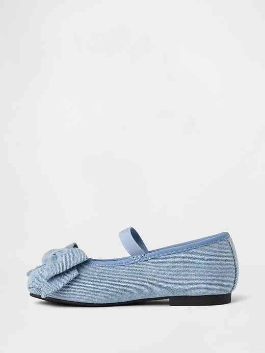 Image number 5 showing, Baby & Toddler Denim Ballet Flats