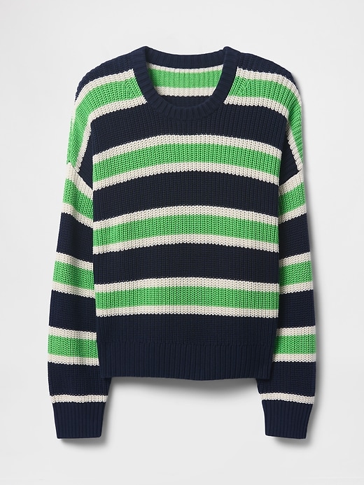 Image number 5 showing, Shaker-Stitch Crewneck Sweater