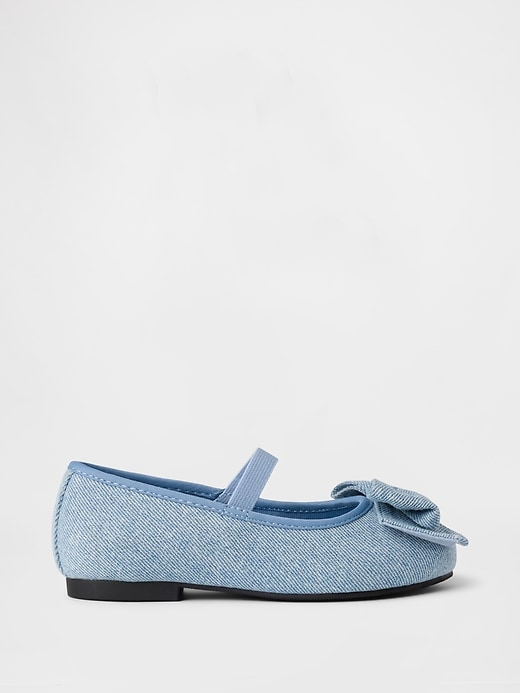 Image number 1 showing, Baby & Toddler Denim Ballet Flats