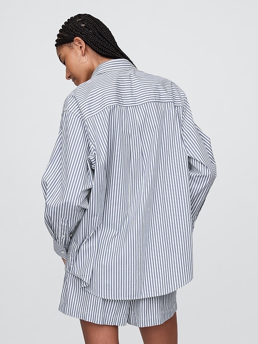 Image number 2 showing, Organic Cotton Poplin Big Shirt