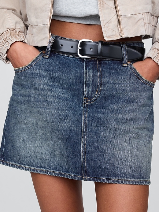 Image number 4 showing, Denim Mini Skirt